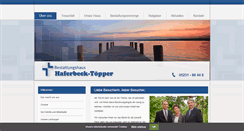 Desktop Screenshot of haferbeck-toepper.de