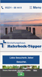 Mobile Screenshot of haferbeck-toepper.de